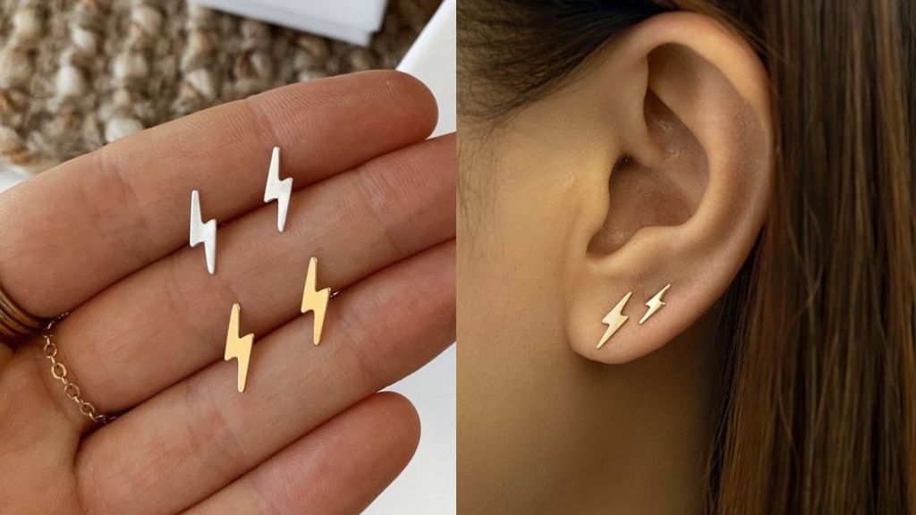 Gold Earrings for Girls Design