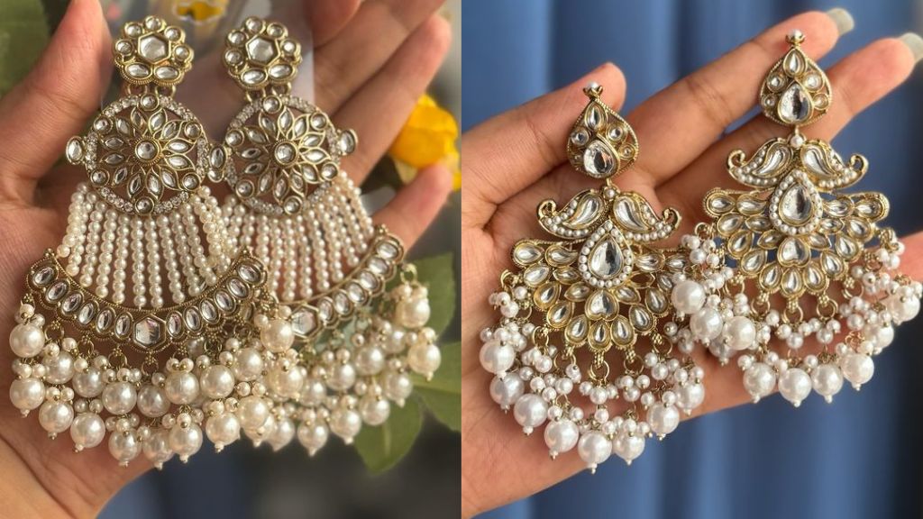 Kundan Polki Earrings