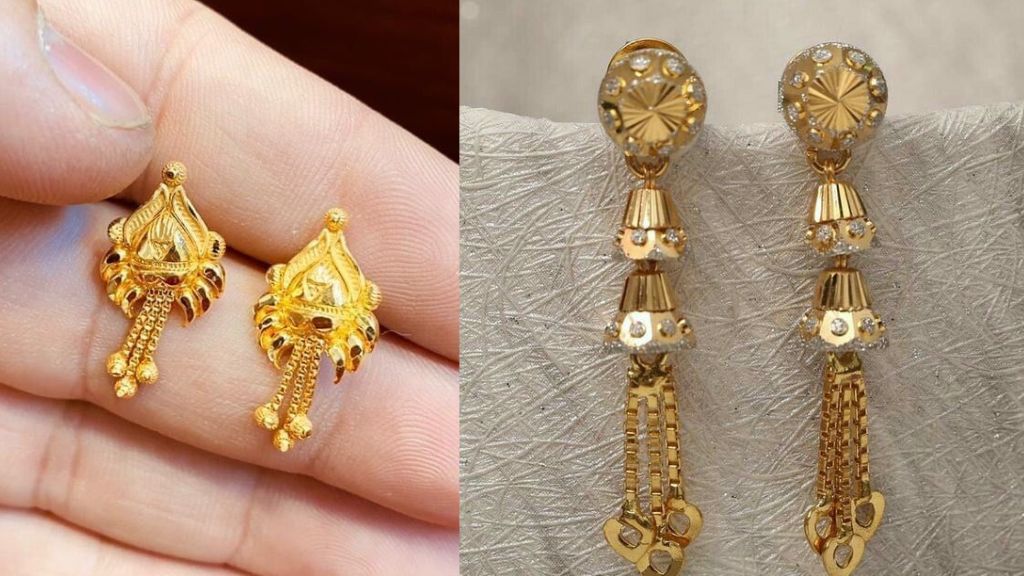 Traditional Gold Earrings