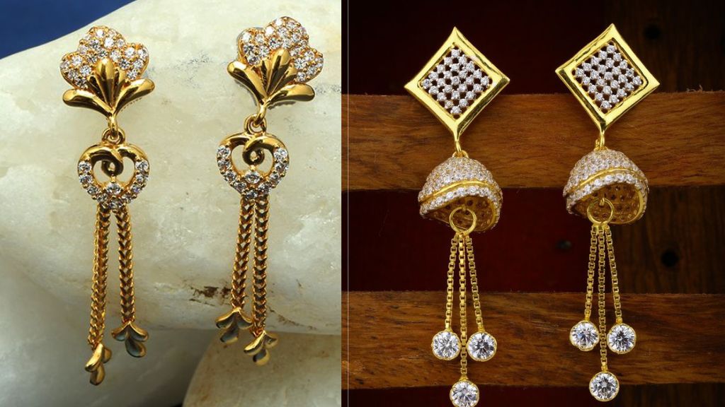 Traditional Gold Earrings