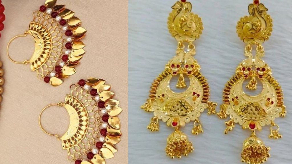 Traditional Gold Earrings