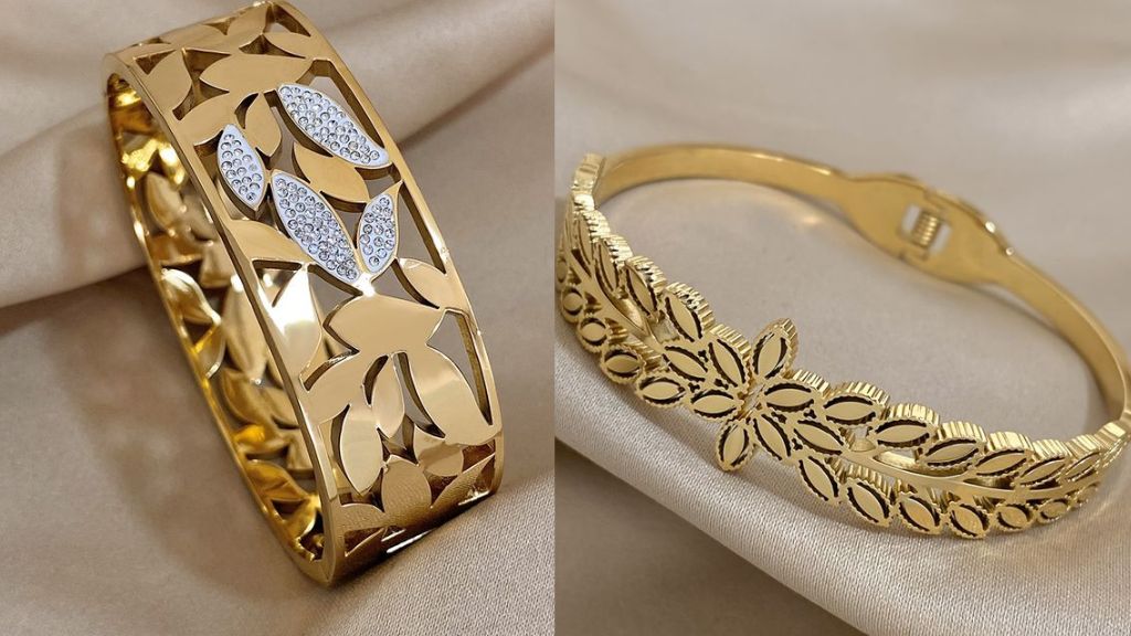 Gold Cuff Bracelet Womens