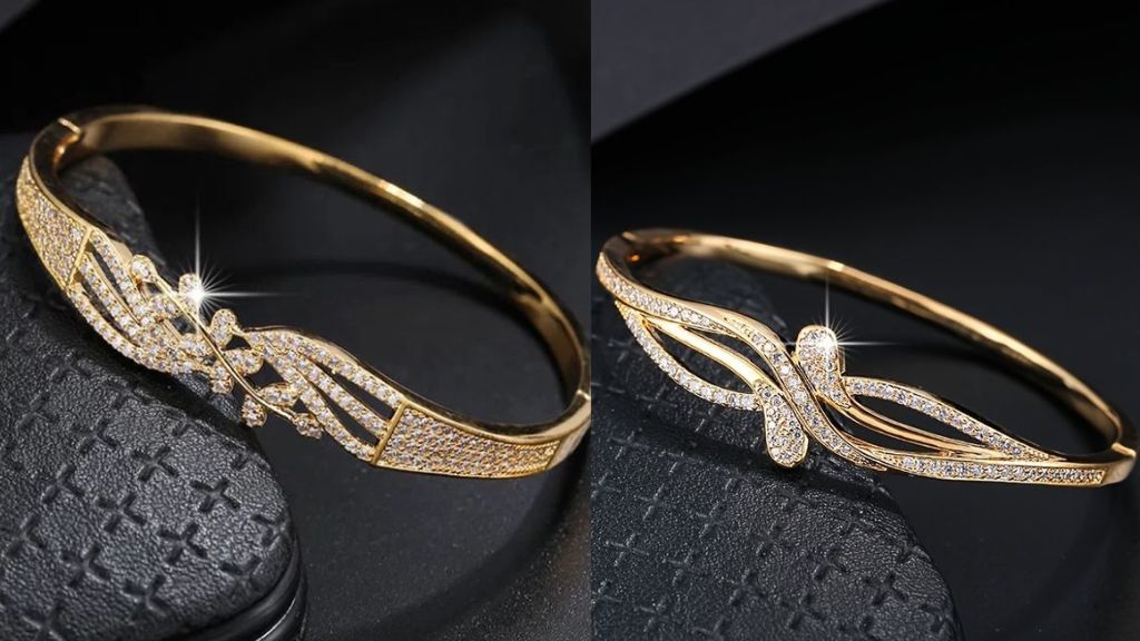 Gold Cuff Bracelet for Womens