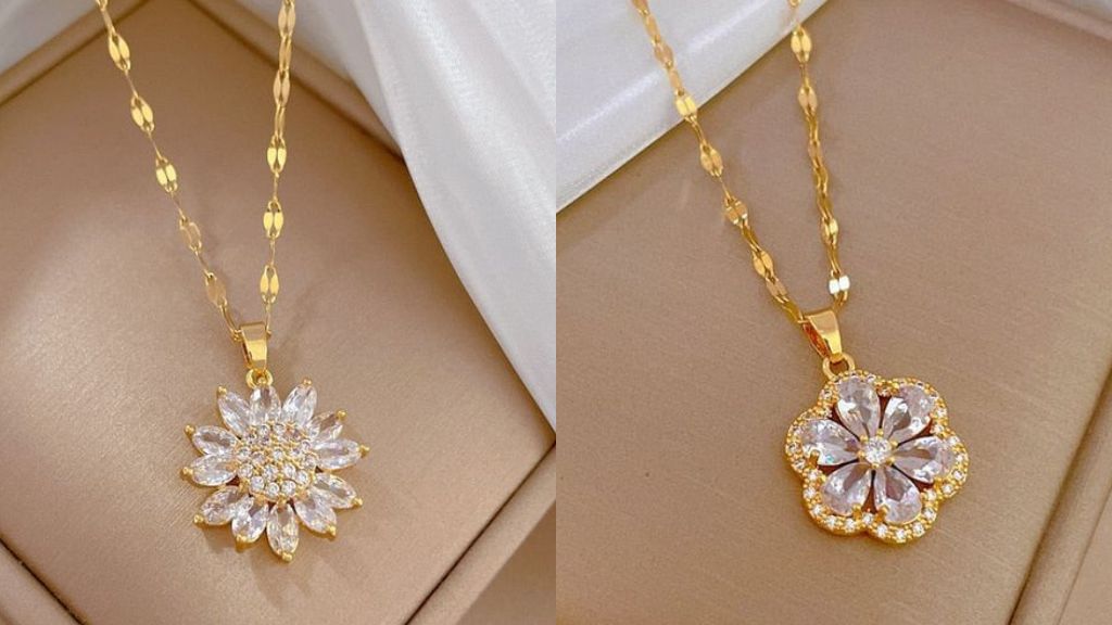 Gold Pendant for Ladies