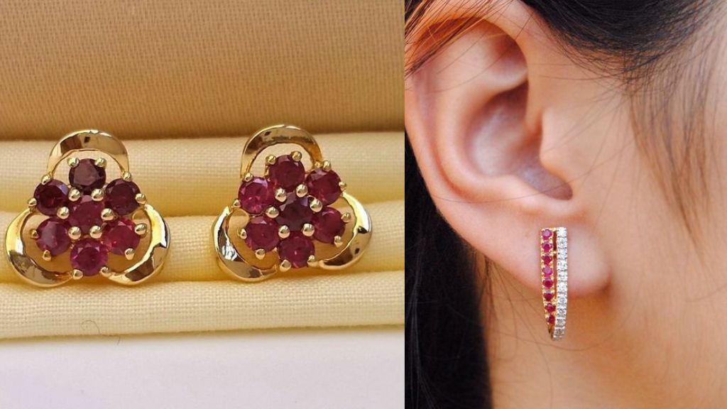 22k Gold Earrings for Girls