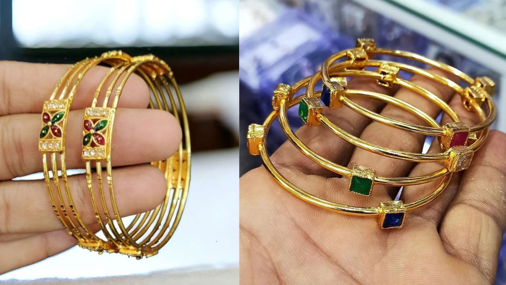 Gold Plated Bangles