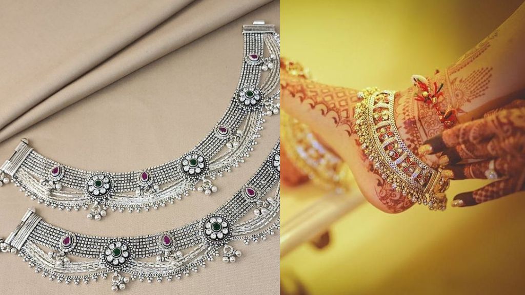 Pure Silver Payal for Women