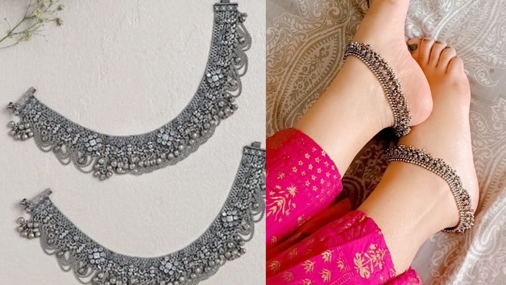 Pure Silver Payal for Women