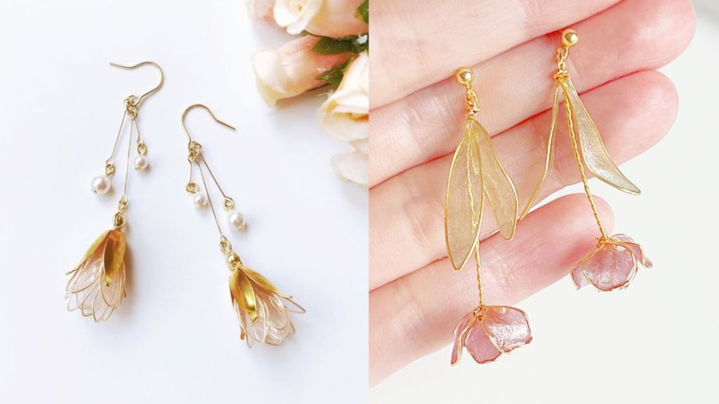 Simple Gold Chain Earrings