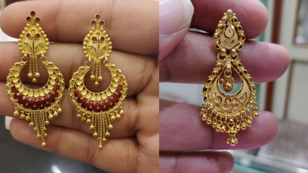 Chandbali Earrings Gold Designs