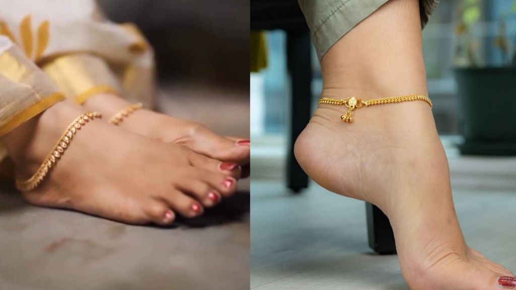 Latest Gold Anklet Designs