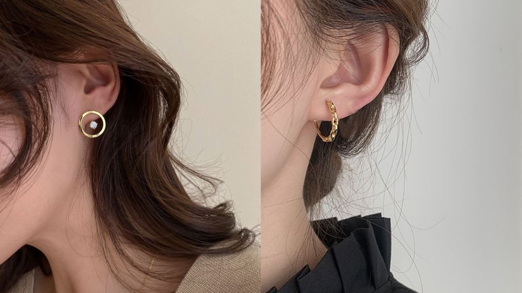 Gold Earrings Daily Use For Girls