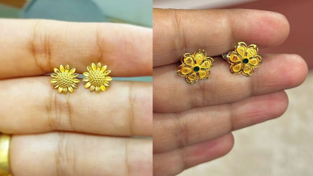 3 Gram Gold Earrings