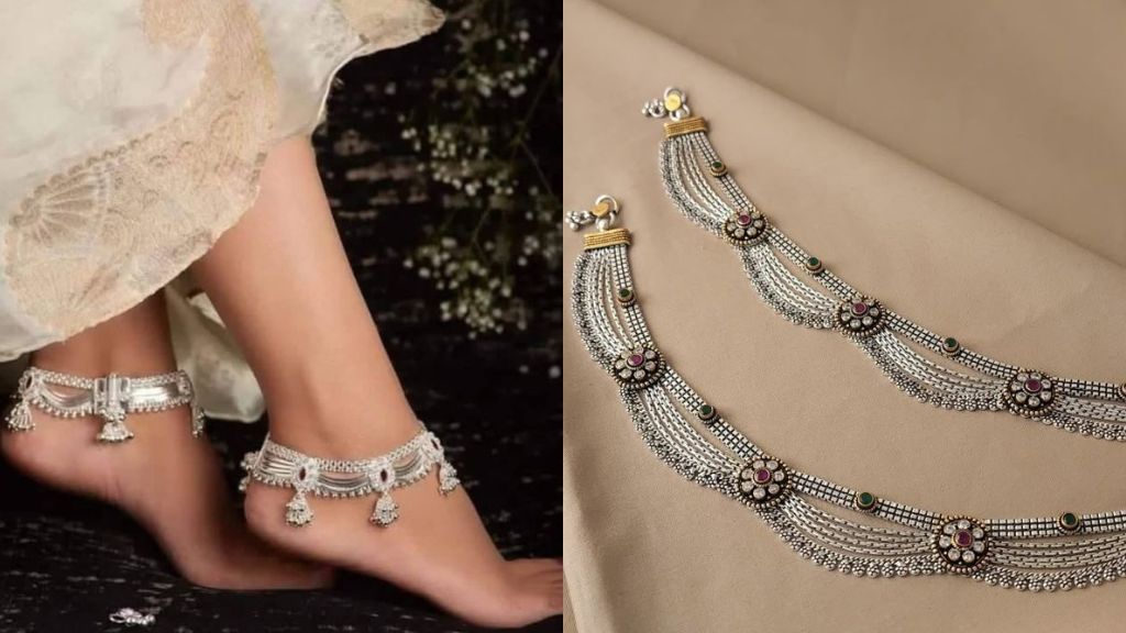 Fancy Payal Design Silver