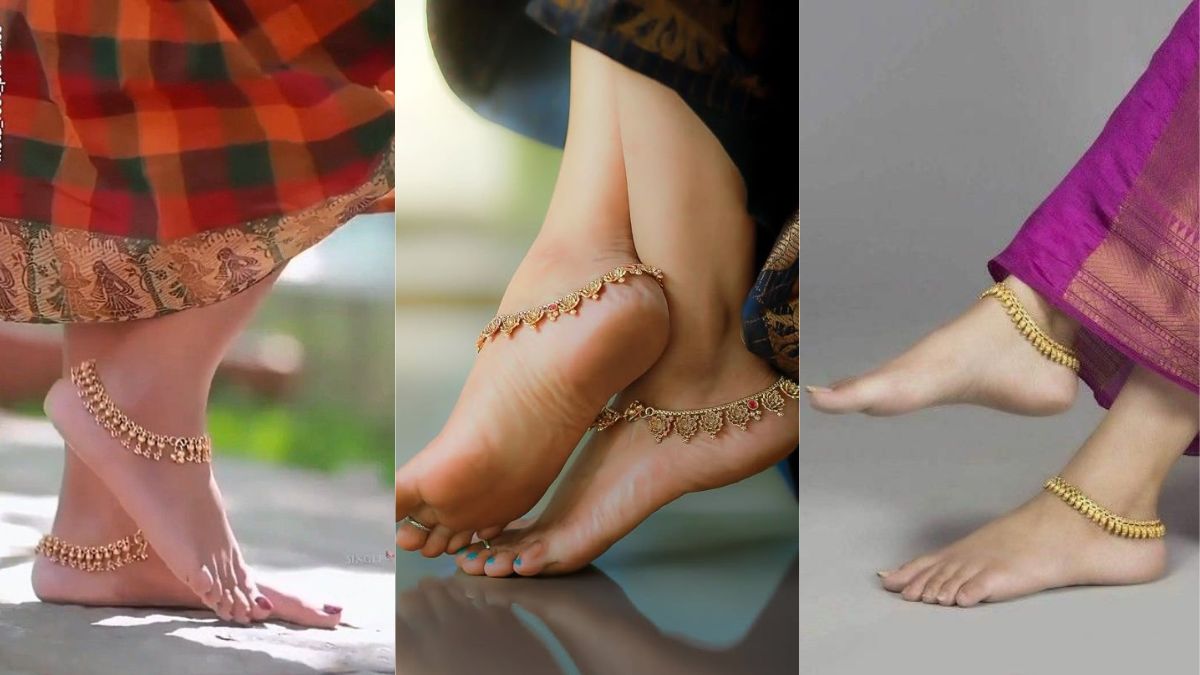 Latest Gold Anklet Designs