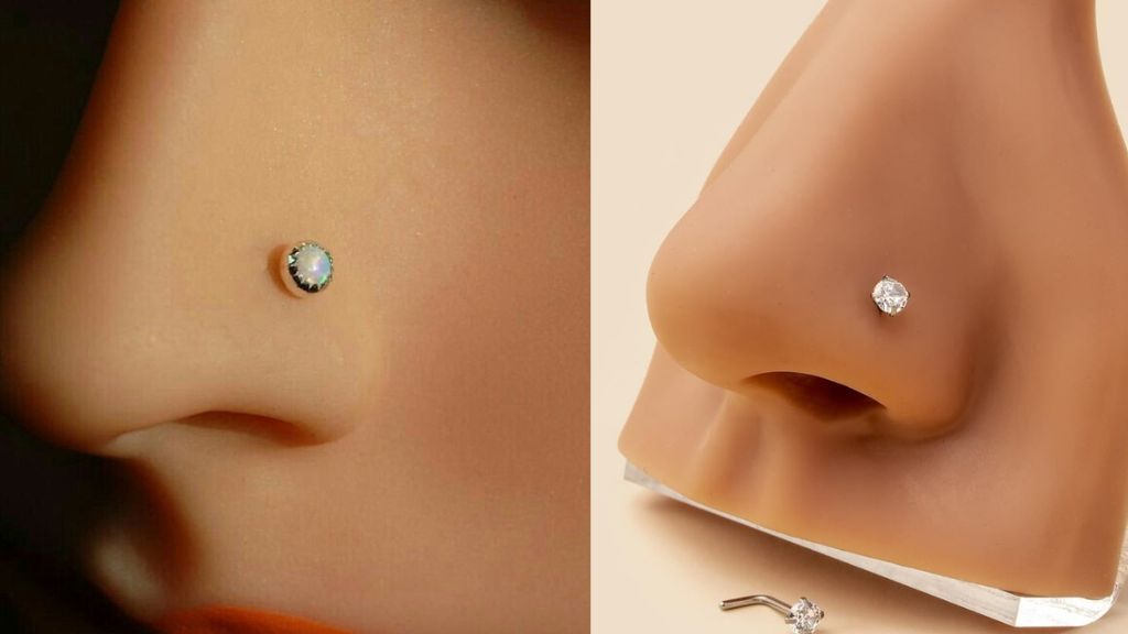 Nose Pin Design Gold