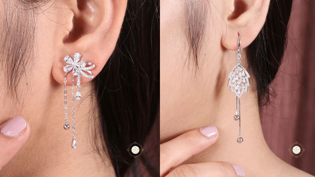 Chandi Earrings Design for Girl