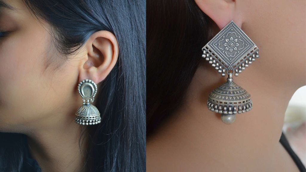 Chandi Earrings Design for Girl