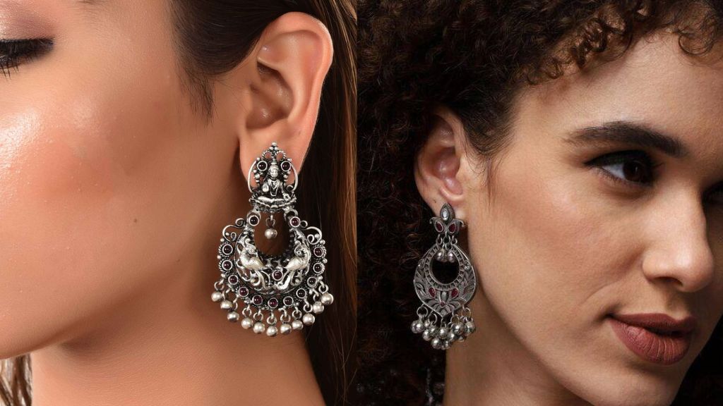 Chandi Earrings Design for Girl