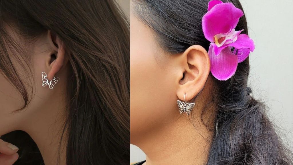 Chandi Earrings Design for Girl