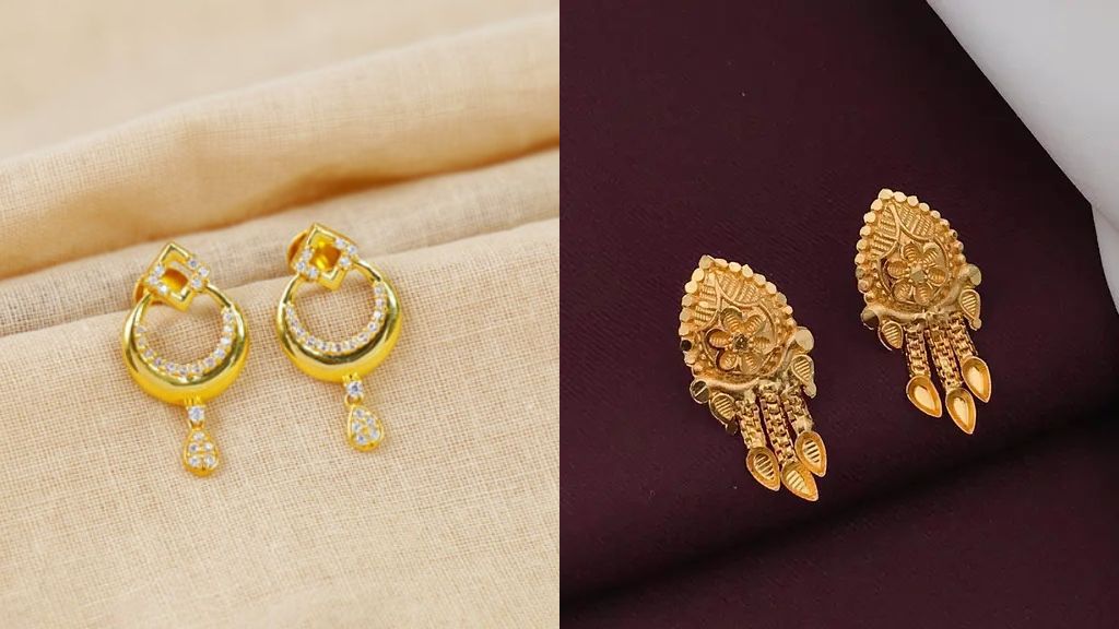 2 Gram Gold Earring New Design