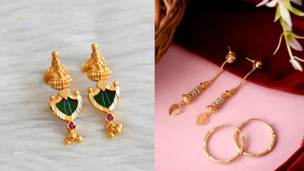 2 Gram Gold Earring New Design