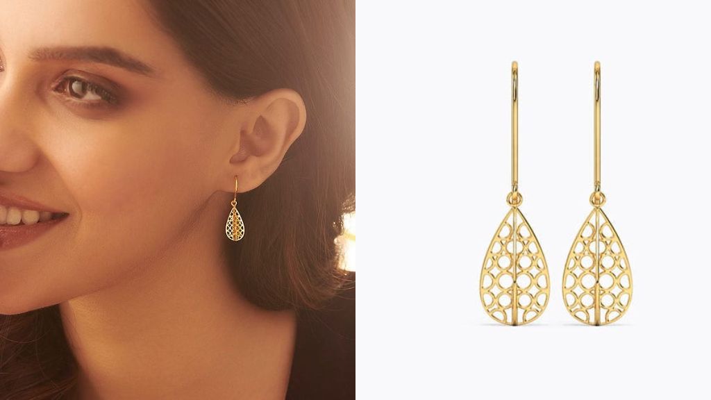 2 Gram Gold Earring New Design