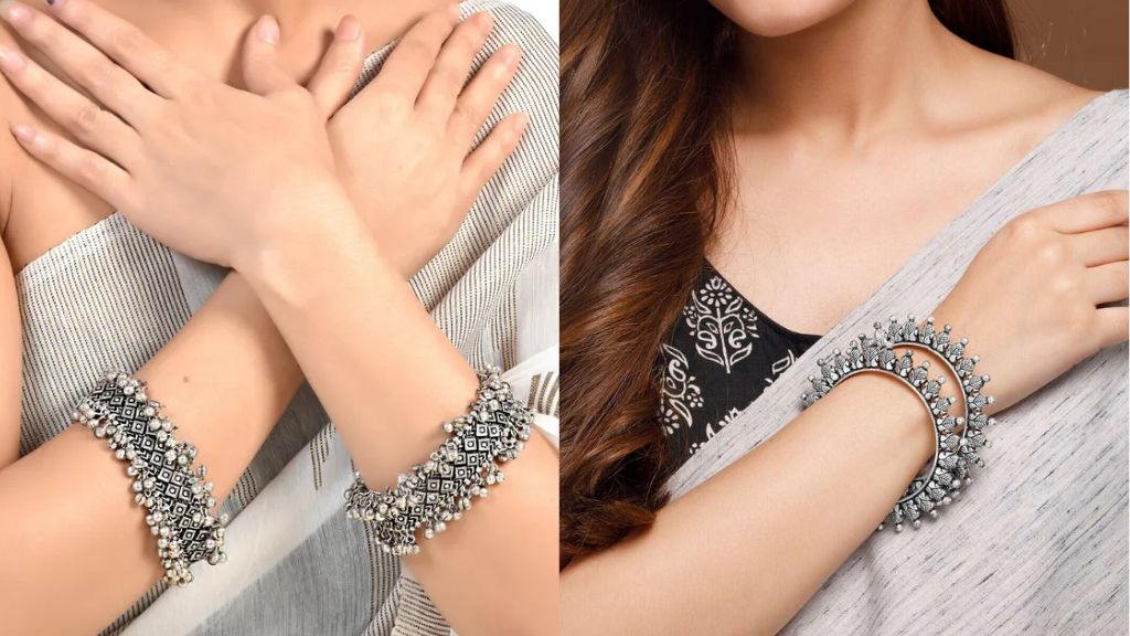 Oxidised Kada Bangles