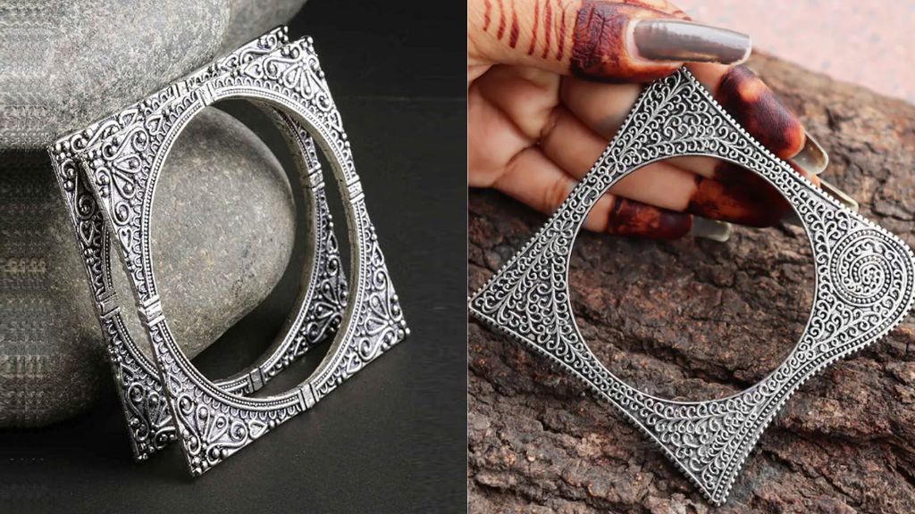 Oxidised Kada Bangles