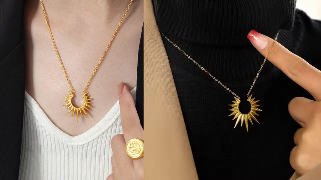 Gold Pendant for Women Design