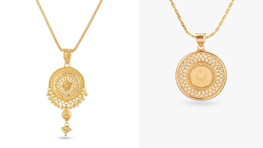 Gold Pendant for Women Design