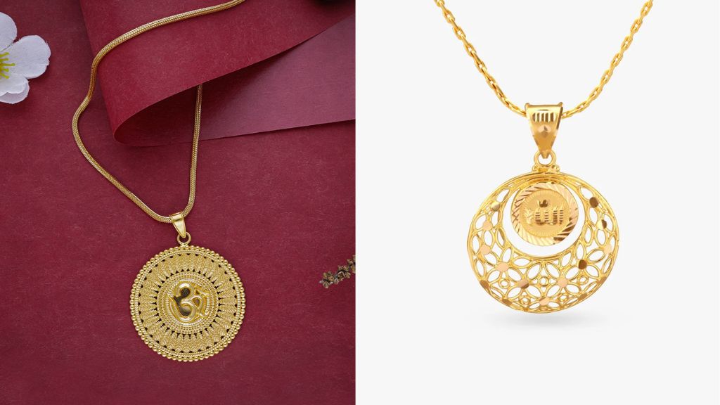 Gold Pendant for Women Design