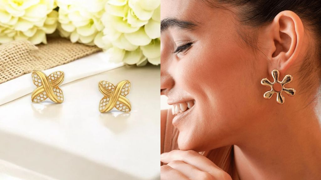 4 Gram Gold Latkan Earrings