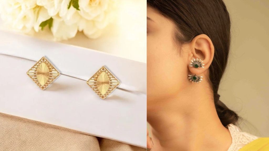 4 Gram Gold Latkan Earrings