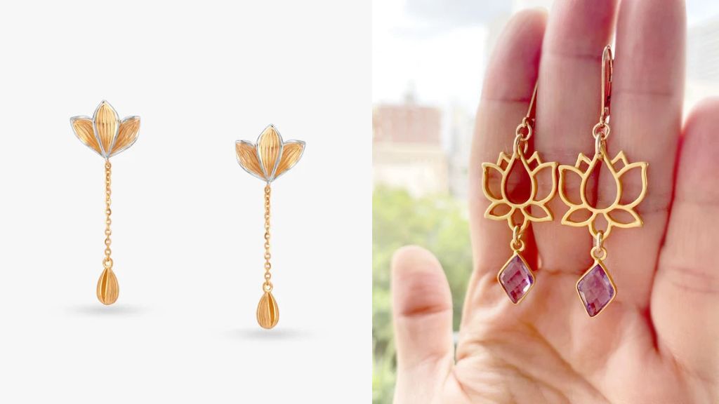 4 Gram Gold Latkan Earrings