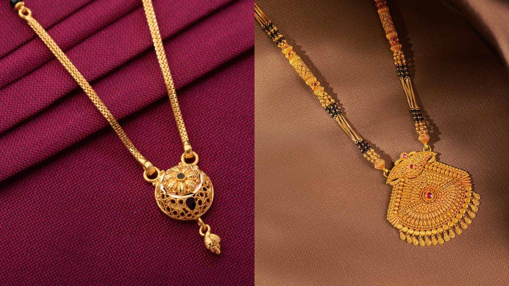 Gold Mangalsutra Pendant Design
