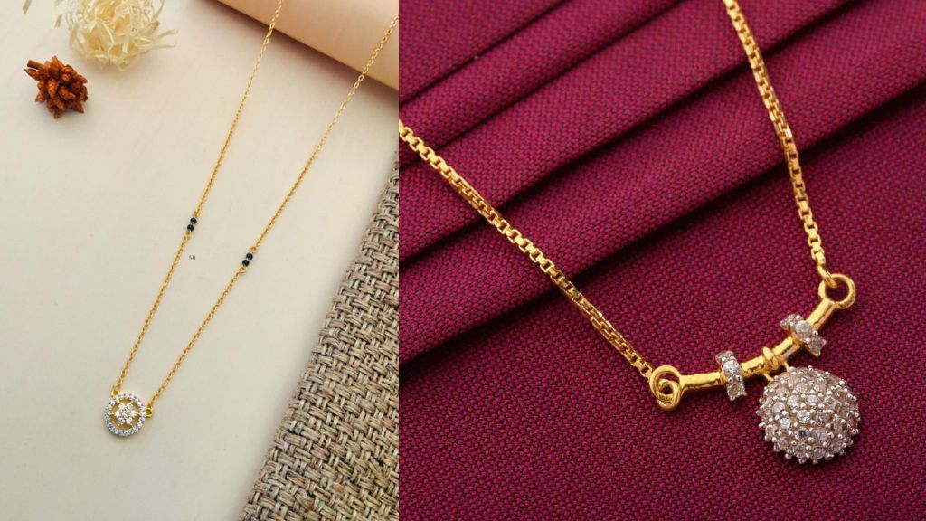 Gold Mangalsutra Pendant Design