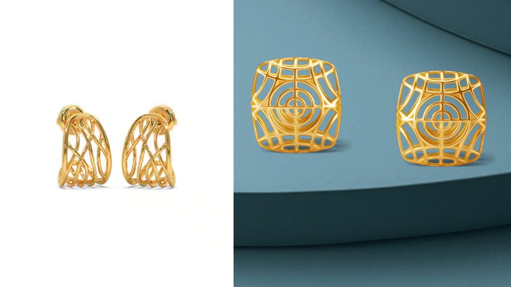 Gold Earrings for Girl