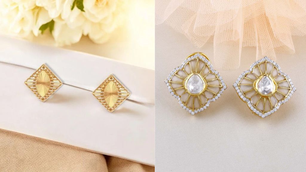 Gold Earrings for Girl