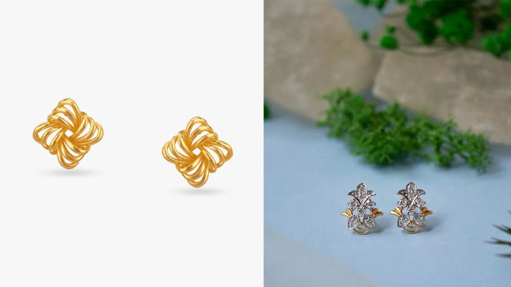 Gold Earrings for Girl