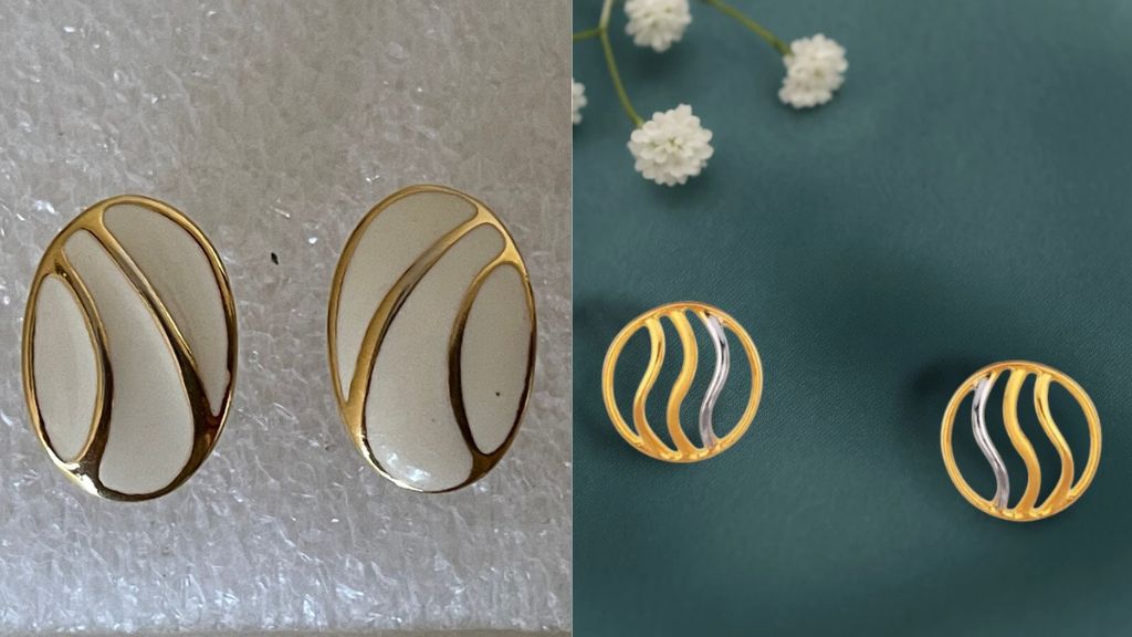 Gold Earrings for Girl