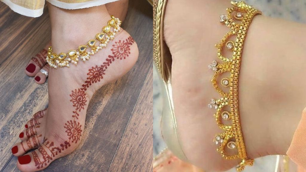 Latest Gold Anklet Designs