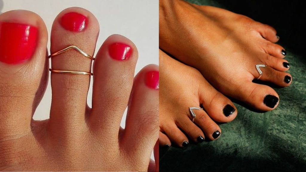 Latest Gold Toe Ring Design