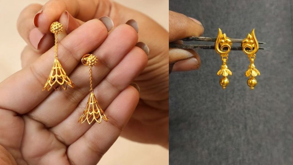 3 Gram Gold Earrings
