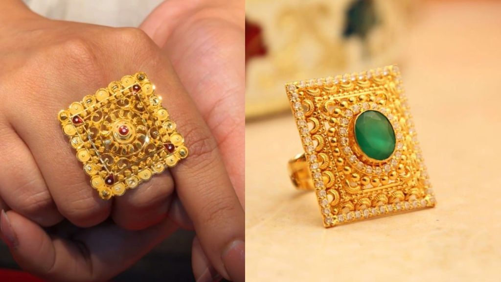 Gold Ring For Girls