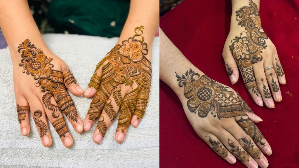 Simple Mehndi Design Photos 2025