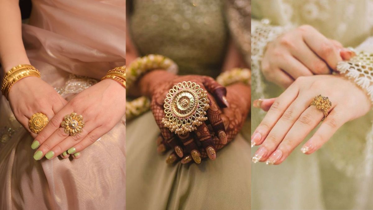 Gold Ring For Girls