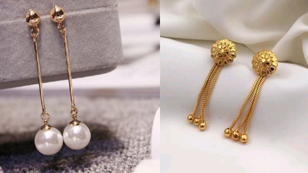 Gold Fancy Earring Design