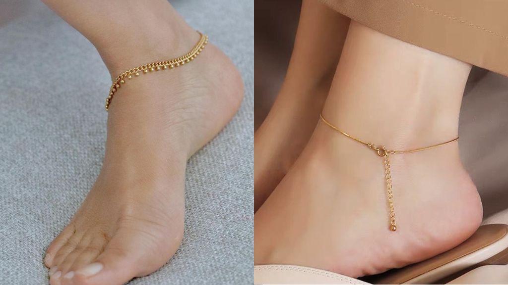 Latest Gold Anklet Designs