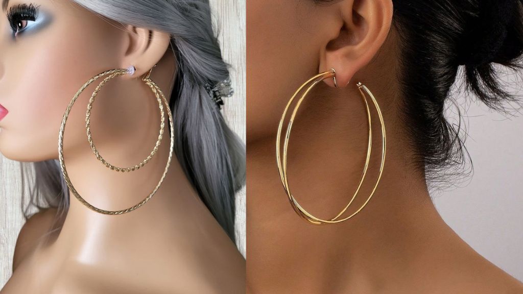 Silver Hoop Earrings
